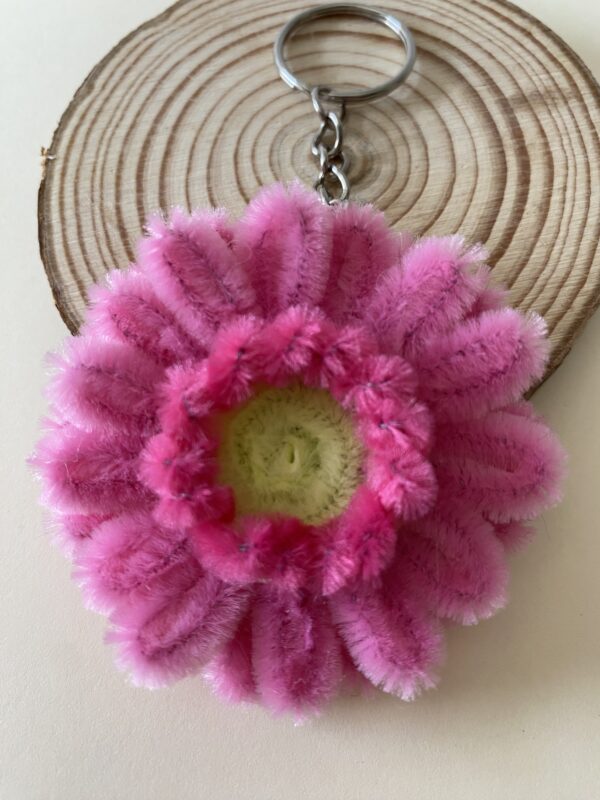 IMG_6154 Llavero Gerbera Rosa