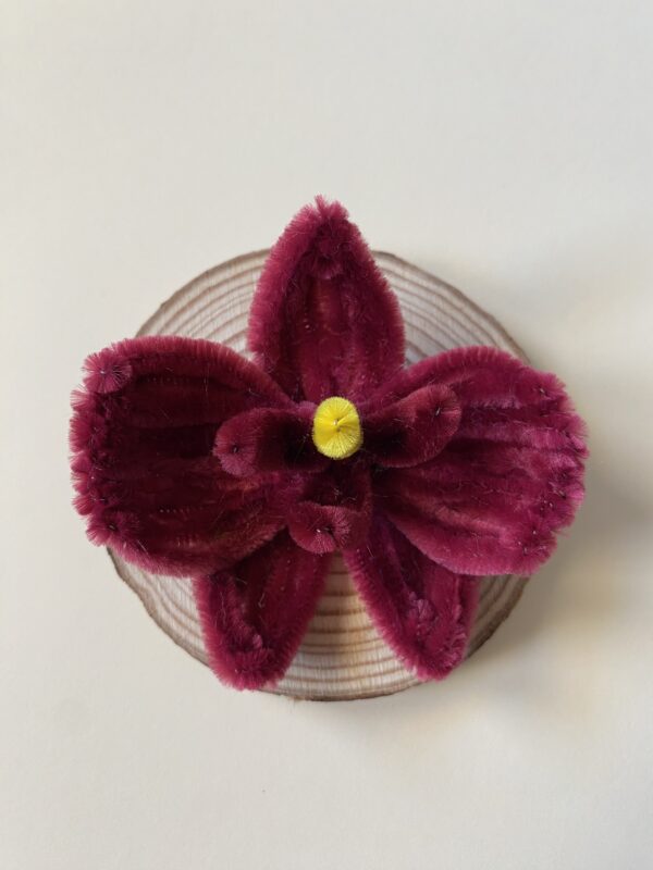 IMG_6970 Broche Orquídea Granate