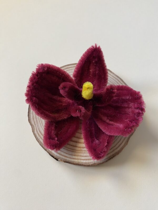 IMG_6971 Broche Orquídea Granate