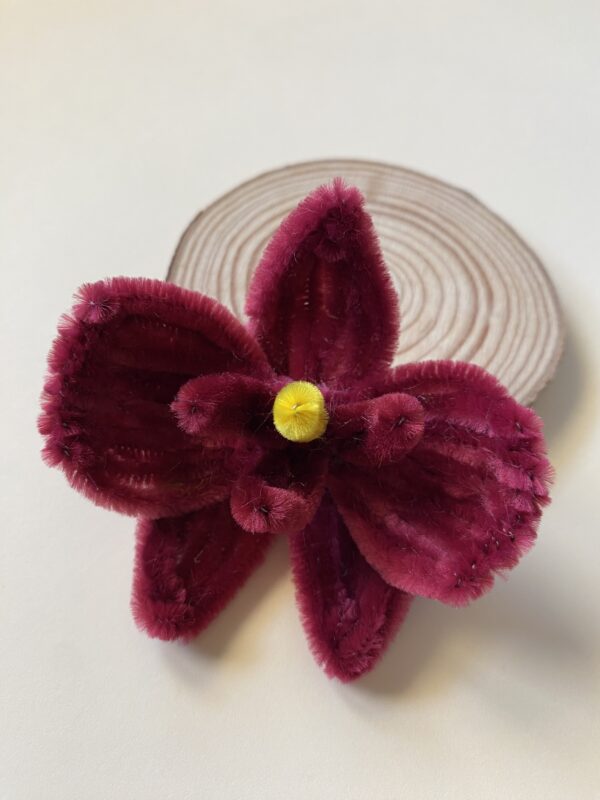 IMG_6973 Broche Orquídea Granate