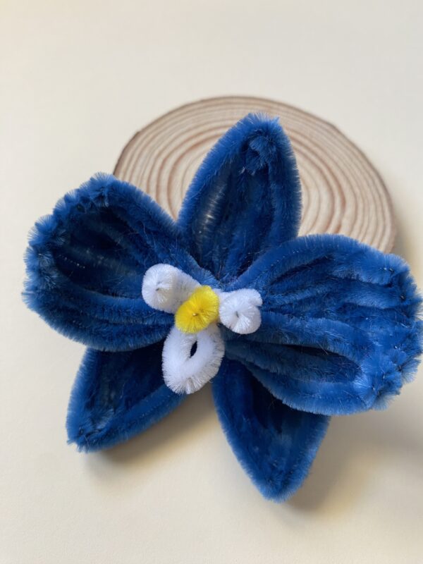IMG_6985 Broche Orquídea Azul oscuro