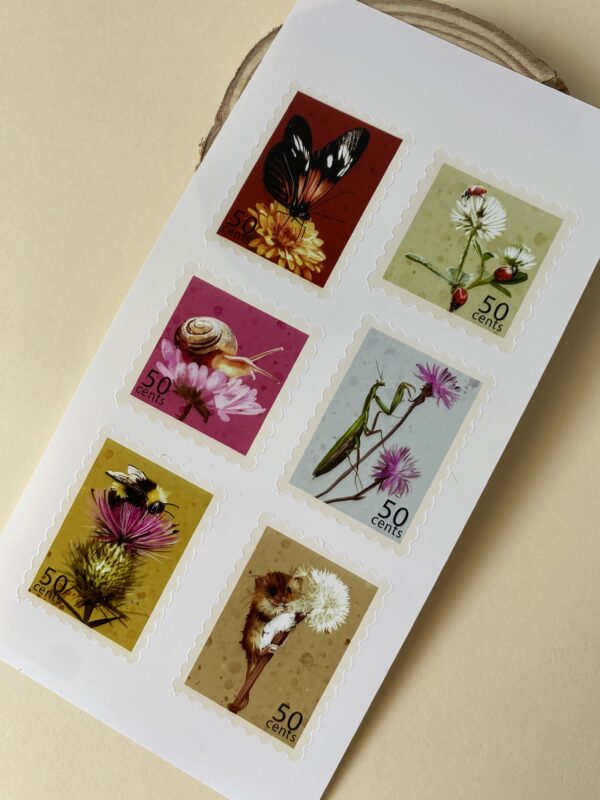 IMG_7919 Set Sellos Animales y flores
