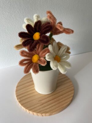 Cesta Beige Margaritas
